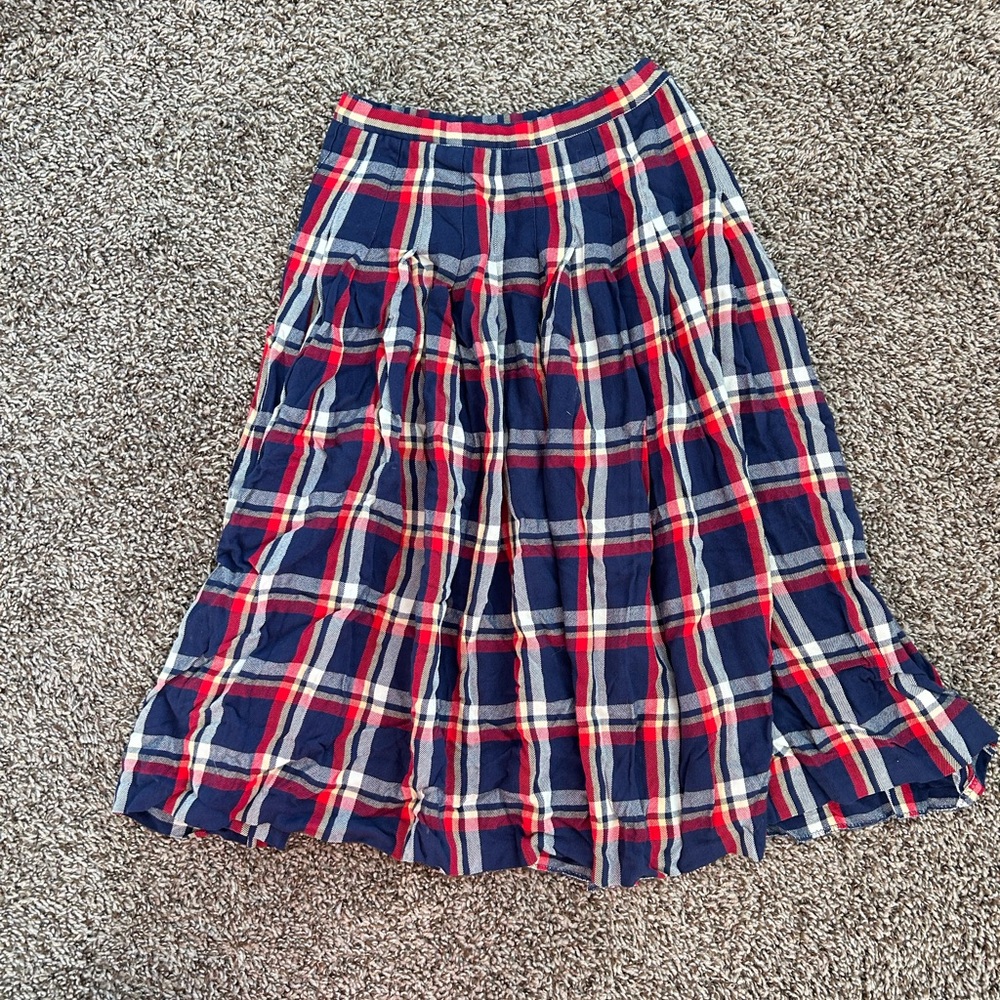 Vintage Pendleton mid length skirt
